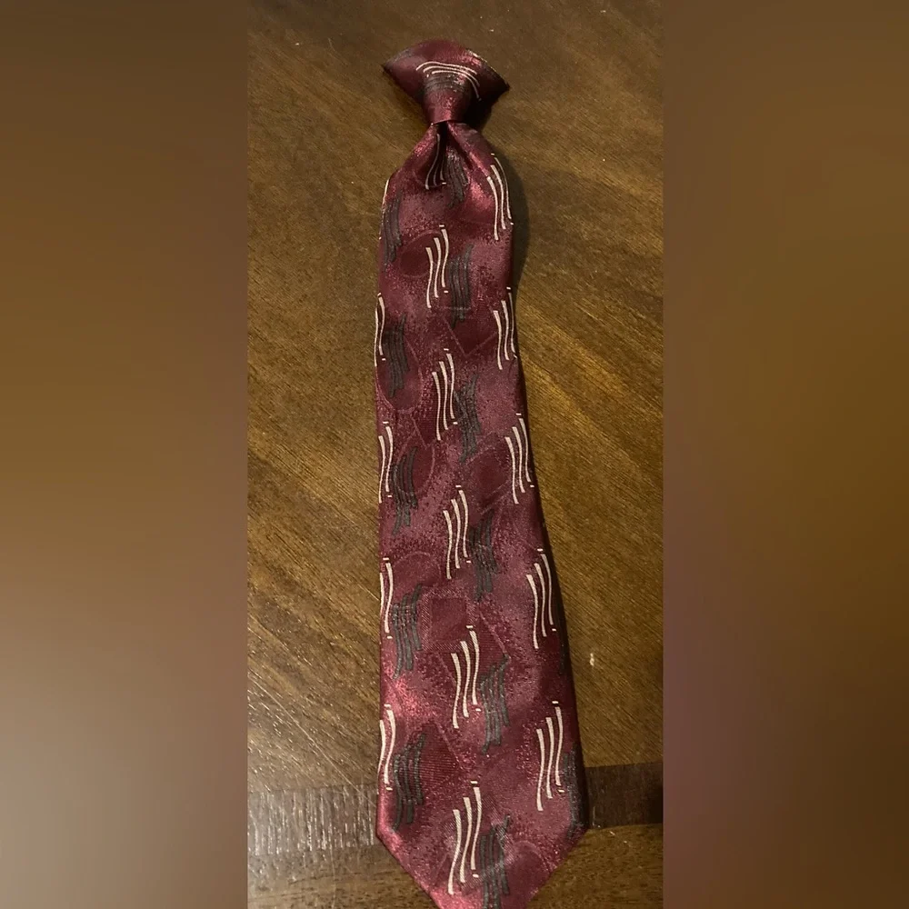 Boys Set of 2 City Streets Clip On Ties